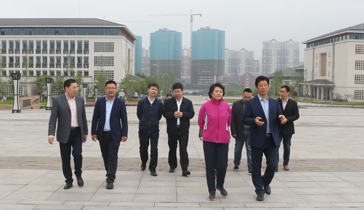 中国财贸轻纺烟草工会主席王倩考察宜宾校区.jpg