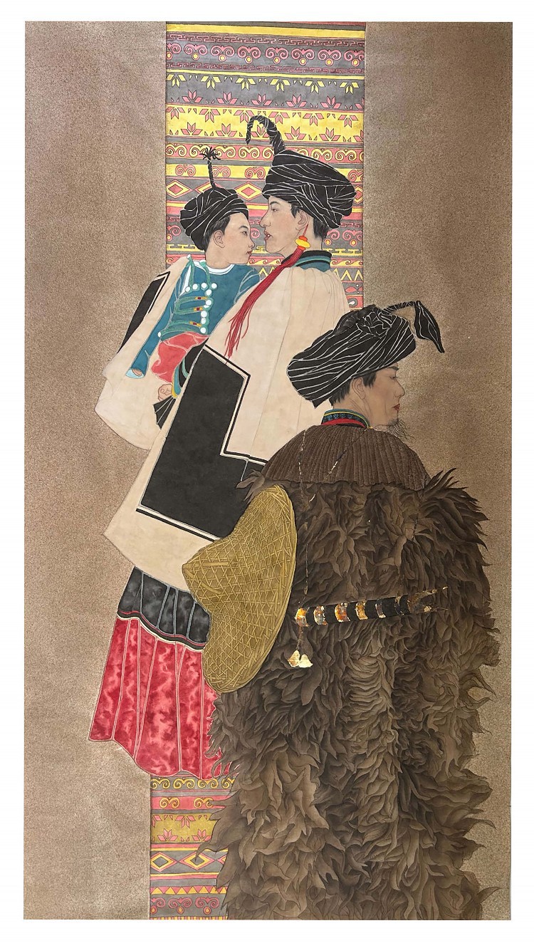 宋子雪+父与子+180×95厘米+纸本国画+202306+展现彝族豪迈粗犷+18828878015.jpg 宋子雪+父与子+180×95厘米+纸本国画+202306+展现彝族豪迈粗犷+18828878015.jpg